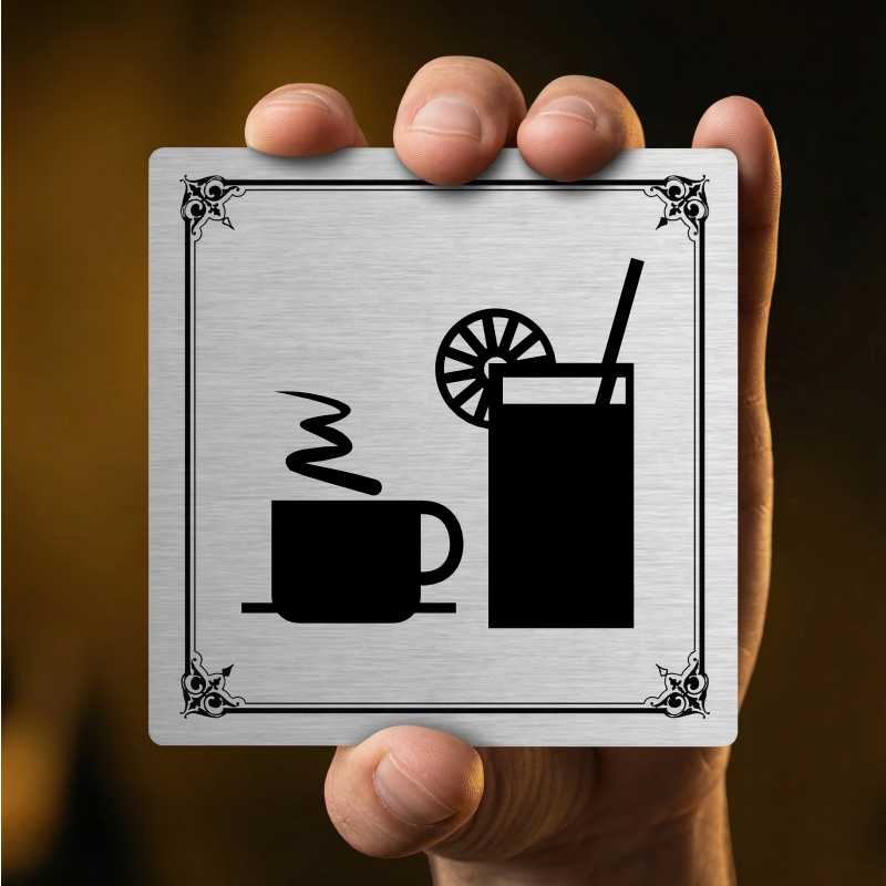 Občerstvení, 118x118mm, pergamen, Texas